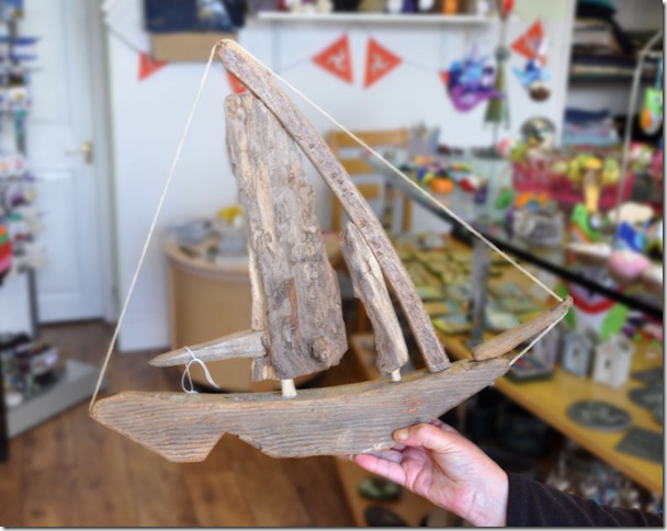 driftwood boat